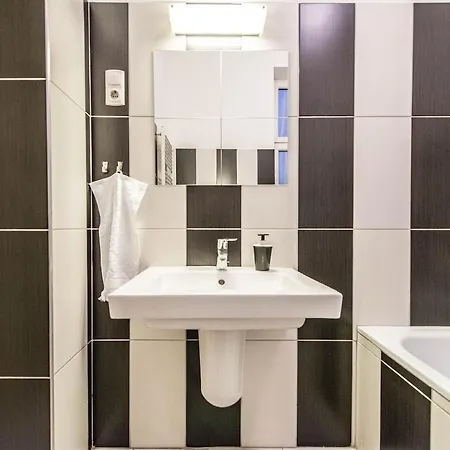 아파트 Bourgeois Elegance Downtown- 2 Br- 2 Bath- Ac 부다페스트